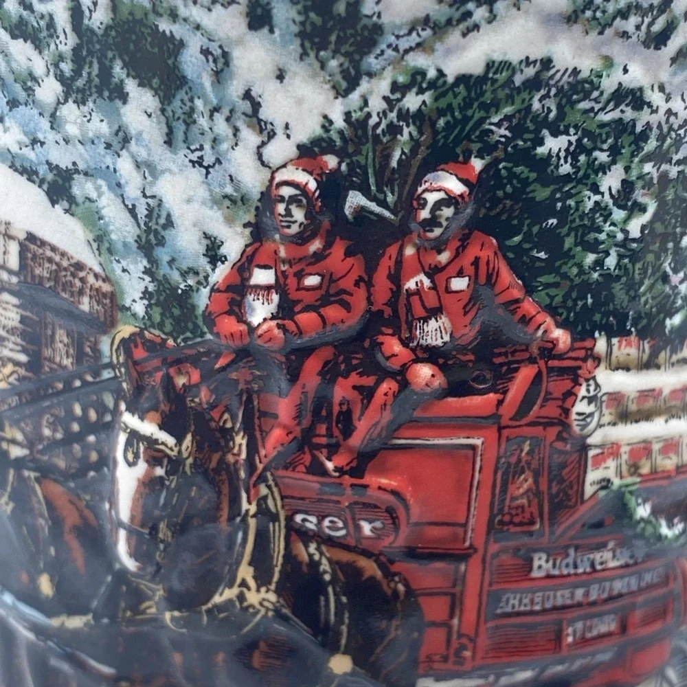 BUDWEISER Holiday Beer Stein 1987 